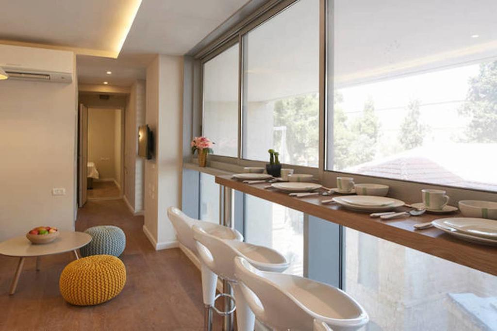Chic & Quiet Apartments In City Center By Feelhome Jeruzalém Pokoj fotografie